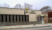 Franz Salon of Hairdressing, still there as of 2024 in all its mid-century glory