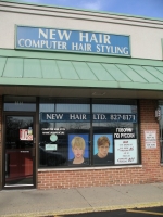 New Hair Computer Hair Style, Golf Road near Greenwood, Niles, Illinois. Still there as of 2024, albeit with difference signage.