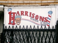 Harrisons Barber Style Shop, Cottage Grove Avenue near 65th Street. Gone