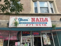 Glamour Nails, Broadway near Thorndale. Still there as of 2024.