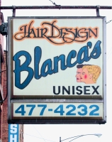 Blanca's Unisex, Irving Park Road near Fremont. Still there as of 2024.