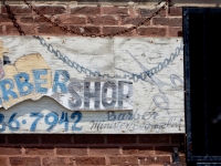 Dorothy's Barber Shop, Pershing Road at Calumet Avenue. Gone