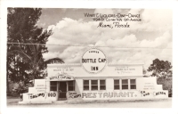 Miami's Bottle Cap Inn, before an addition on the right side