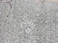 Ivan CO. Chicago lakefront stone carvings, Calumet Park. 2019