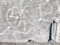 LJ. Chicago lakefront stone carvings, Calumet Park. 2024