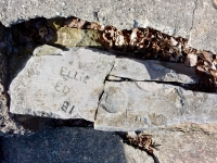 Ellie + Ed, 81, Co. Chicago lakefront stone carvings, Calumet Park. 2019