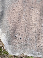 MD, Lehn 4 Tari(??). Chicago lakefront stone carvings, Calumet Park. 2024