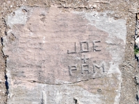 Joe + Pam, D, Milt, Luis 71. Chicago lakefront stone carvings, Calumet Park. 2024