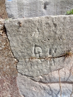 RK. Chicago lakefront stone carvings, Calumet Park. 2019