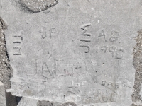 Autograph rock: Jim, Tim, Ray, JP. Joe, Jac, WT, Gaege, A.B. 1990, others. Chicago lakefront stone carvings, Calumet Park. 2024