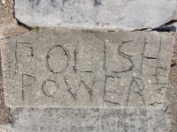 Polish Power, MB was here, Patti. Chicago lakefront stone carvings, Calumet Park. 2019