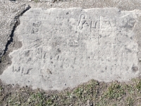 Jim, K.B., Paul, Jennie, Craig, others. Chicago lakefront stone carvings, Calumet Park. 2024