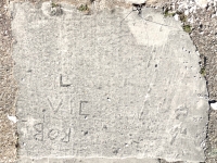 7/71, Sharon R, Rob, Vic, L, HD, ?. Chicago lakefront stone carvings, Calumet Park. 2024