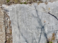 Lingo Boys. Chicago lakefront stone carvings, Calumet Park. 2019