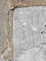 Karbo. Chicago lakefront stone carvings, Calumet Park. 2019