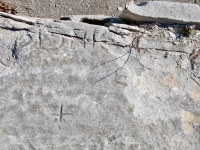 Heart NK, E. Chicago lakefront stone carvings, Calumet Park. 2024