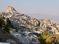 Cappadocia beckons. Uchisar.