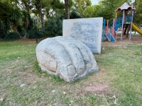 Hand stone carving, Antalya.