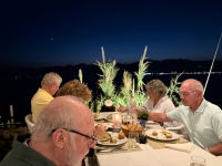 DInner overlooking the harbor, Antalya