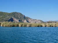 Ancient Lycian cliff tombs, Dalyan