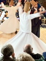 Dervish performance at the Saruhan Caravanserai.