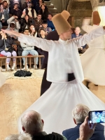 Dervish performance at the Saruhan Caravanserai.