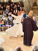 Dervish performance at the Saruhan Caravanserai.