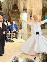 Dervish performance at the Saruhan Caravanserai.