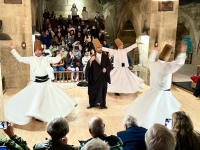 Dervish performance at the Saruhan Caravanserai.