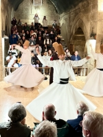 Dervish performance at the Saruhan Caravanserai.