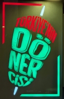 Bereket Döner, Istanbul. Winner of the typography award