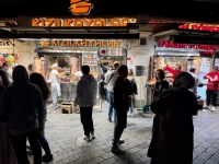 Döner corner on Taksim Square, Istanbul