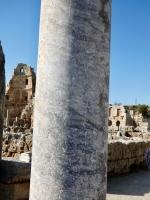 Pillar with gladiatorial graffiti, Perge