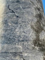 Pillar with gladiatorial graffiti, Perge