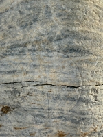 Cross graffiti on a pillar, Perge.