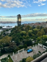 View of the Bosporus from our room in the Hilton