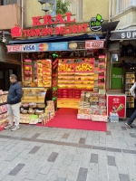 Typical Turkish Delight stand, Istanbul.