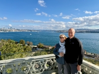 Overlooking the Bosporus at Topkapi Palace