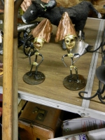 Small figures  in Jack Barker\'s workshop