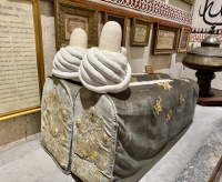 Dervish tombs, Mevlâna Museum, Konya.