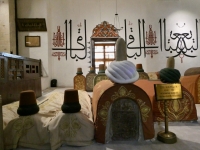 Dervish tombs, Mevlâna Museum, Konya.