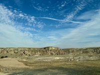 Cappadocian landscape. Big sky country.