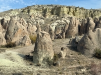 Cappadocian landscape. The light makes this image look almost like a painting.