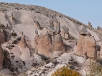 Some classic Cappadocian fairy chimneys/hoodoos.