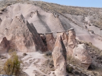 Some classic Cappadocian fairy chimneys/hoodoos.