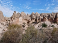 The light makes these Cappadocian lanscapes look like models.