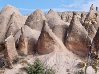 The light makes these Cappadocian lanscapes look like models.