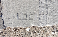 Lock, ?leph. Chicago lakefront stone carvings, between 45th Street and Hyde Park Blvd. 2018