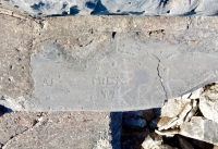 1949, Mick, A.F. Chicago lakefront stone carvings, between 45th Street and Hyde Park Blvd. 2018