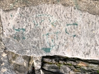 Oct. 6, 1972. Debbie and Steve S., PM, VV. Chicago lakefront stone carvings, between 45th Street and Hyde Park Blvd. 2019